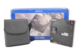 A boxed Sony Discman D-99 CD Compact Disc Player