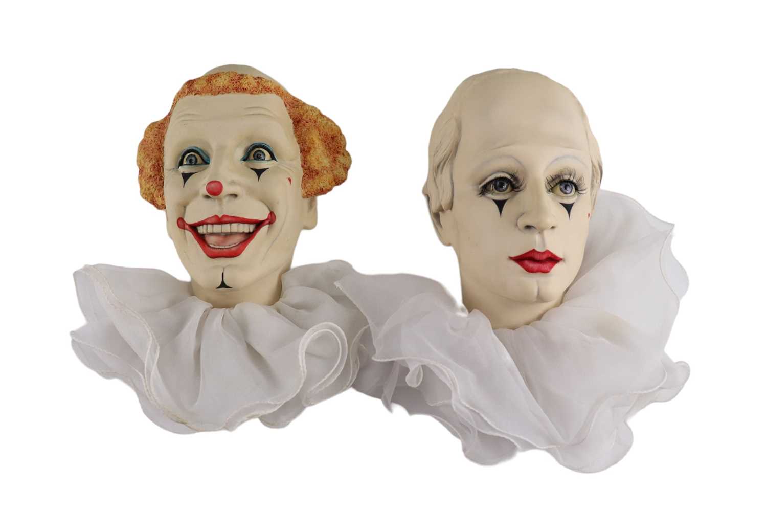 Two boxed Intermission Border Fine Arts clown wall masks by Ben Black comprising Auguste and - Image 2 of 4