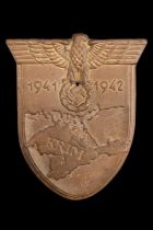 A German Third Reich Krim shield, (a/f)