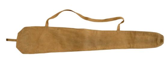 A Second World War British army sniper rifle webbing cover