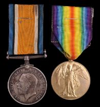 British War and Victory Medals to 50433 Pte A Palfreyman, Border Regiment