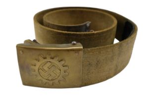 A German Third Reich DAF belt and buckle