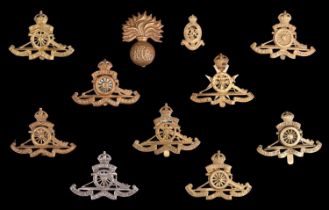 A group of Royal Artillery cap badges