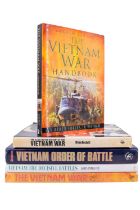 A small group of books on the Vietnam War
