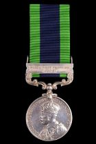 An India General Service Medal with North West Frontier 1930-31 clasp to 3595517 Pte J Mayor, Border