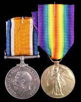 British War and Victory medals to 26843 Pte R McMillan, Border Regiment