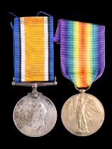 British War and Victory medals to 32538 Pte G Walton, Border Regiment