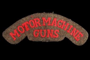 A Great War Motor Machine Gun Corps cloth shoulder title