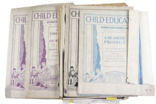 A quantity of Child Education magazines by Evans Brothers Limited, each including wall posters,