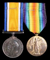 British War and Victory medals to 19496 Pte G G Robson, Border Regiment