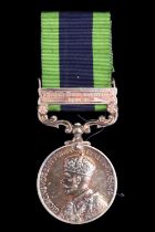 An India General Service Medal with North West Frontier 1930-31 clasp to 3595413 Pte H Howarth,