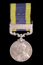 An India General Service Medal with North West Frontier 1930-31 clasp to 3594507 Pte L Hopewell,