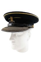 A Second World War Royal Army Pay Corps officer's forage cap