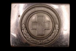 A German Third Reich early pattern Red Cross belt buckle