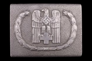 A German Third Reich Red Cross belt buckle