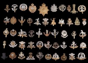 A collection of cap badges