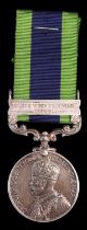 An India General Service Medal with North West Frontier 1930-31 clasp to 3595070 Pte I Collins,