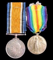 British War and Victory medals to 27255 Pte W A Middleton, Border Regiment