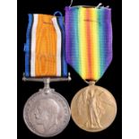 British War and Victory medals to 35423 Pte A Rose, Border Regiment