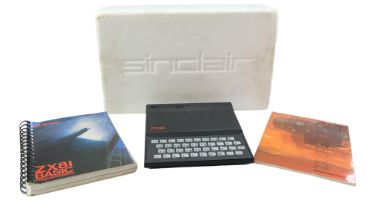 A 1980s Sinclair Spectrum ZX81 Personal Computer with instruction manuals