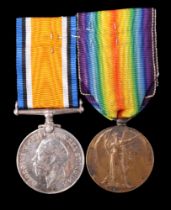 British War and Victory Medals to 16092 Pte J Raine, Border Regiment