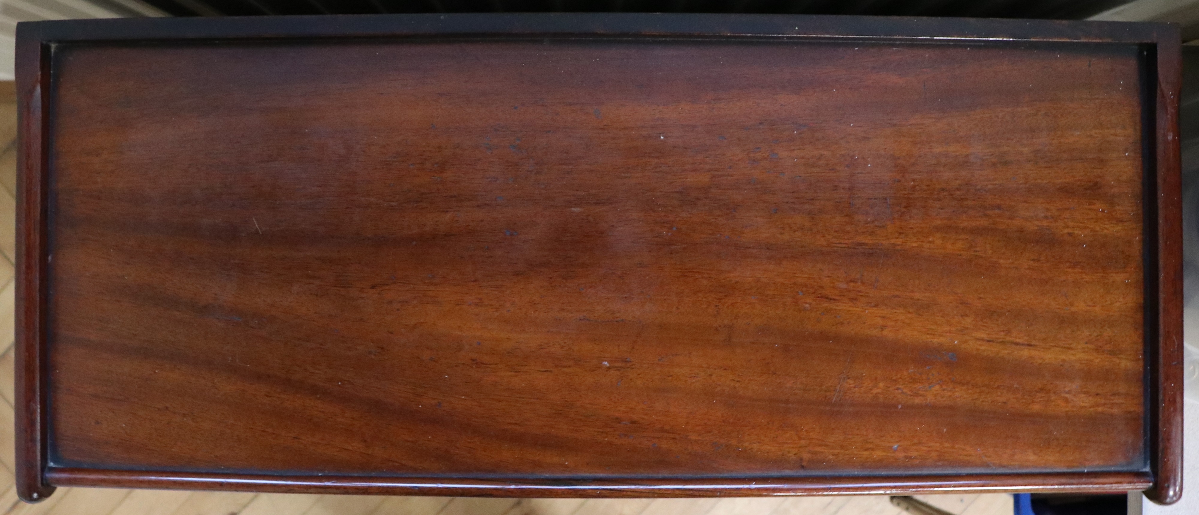 A 1920s Globe-Wernicke mahogany sectional pediment, fall-front bureau stage, drawers and base - Image 3 of 4