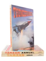 "Gerry Anderson's Thunderbirds 1967 Annual" together with two Tarzan Annuals
