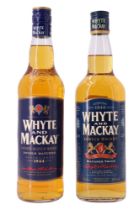 Two bottles of Whyte and MacKay Scotch Whisky, "Matured Twice" and "Double Matured", 70 cl