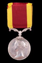 An 1842 China War Medal to T Osborne, 55th Regiment