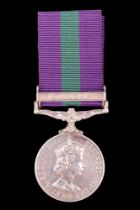 A 1962 General Service Medal to 22583348 Spr B Proctor, Royal Engineers