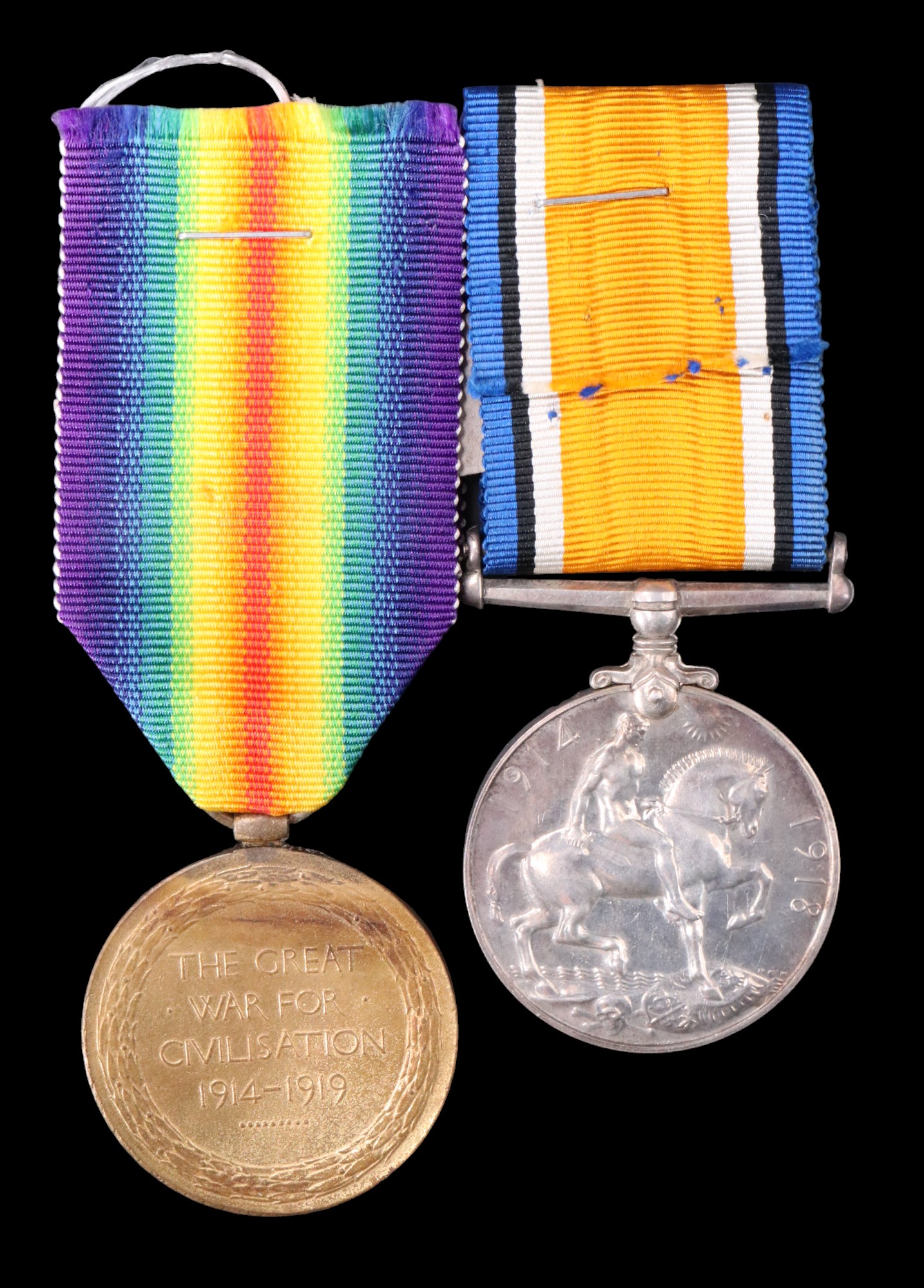 British War and Victory Medals to 15120 Pte R Dixon, Border Regiment - Image 2 of 6