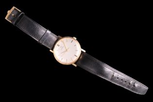 A 1960s Omega 9 ct gold cased wristwatch, having a manual-wind calibre 601 17-jewel movement and