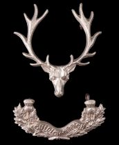 A Seaforth Highlanders officer's bonnet badge