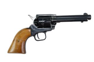 A .22 calibre blank firing Colt Peacemeaker style revolver by Herbert Schmidt of West Germany