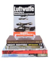 A quantity of books on military aircraft including "Aircraft of the Aces", "German Fighters of World