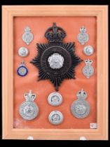A collection of North Riding Constabulary / Police badges and insignia