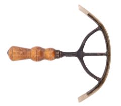 An antique equine sweat scraper, late 19th / early 20th Century, 23 cm