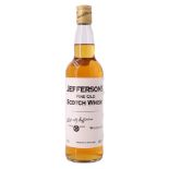 A bottle of Jefferson's Fine Old Scotch Whisky (Whitehaven), 70 cl