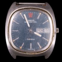 A 1970s Omega Megaquartz 32 KHz wristwatch, having a calibre 1310 eight-jewel movement, tonneau