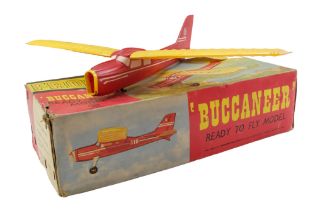 A boxed Frog Buccaneer model aeroplane with instructions, winding mechanism, etc, by International