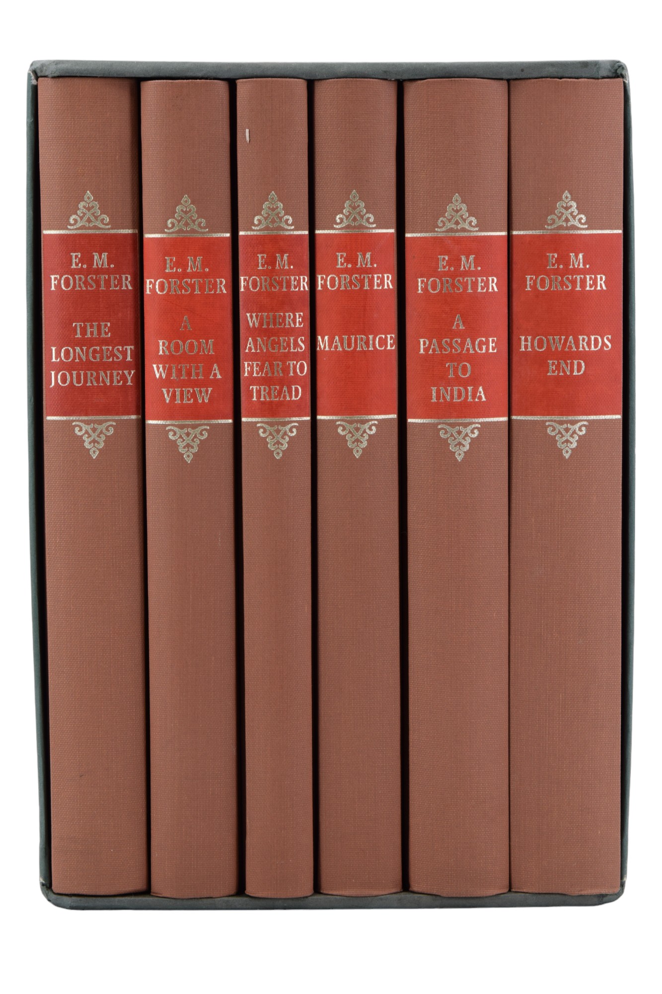 Six Folio Society works of E M Forster: "The Longest Journey", "A Room With A View", "Where Angels - Image 16 of 23