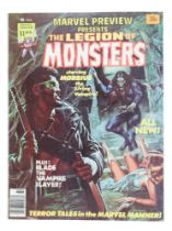 A 1970s comic "Marvel Preview Presents The Legion of Monsters starring Morbius the Living Vampire