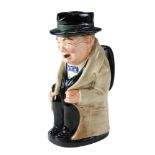 A Royal Doulton Winston Churchill character jug, 24 cm
