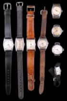 A group of vintage wristwatches, circa 1920s-1940s