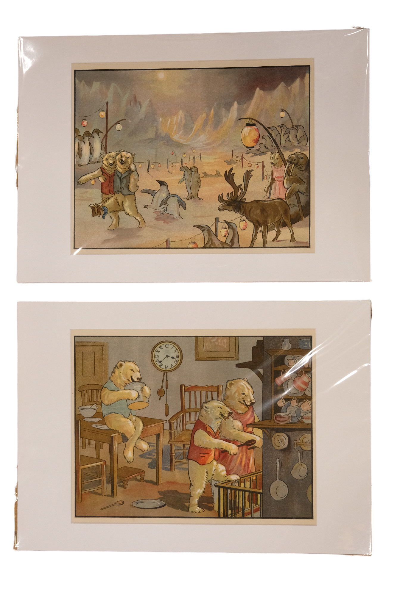 Bessie Nancy Parker (1872-1961) Nine studies from "Arctic Orphans", circa 1920, lithographic prints, - Image 3 of 5