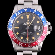 A Rolex Oyster Perpetual GMT-Master wristwatch, model 1675, with Oyster bracelet strap, serial