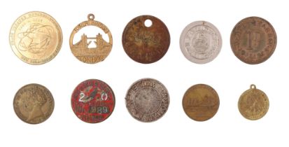 Sundry tokens, medallions and tallies / checks