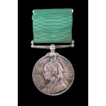 A Victorian Volunteer Long Service and Good Conduct Medal to 1088 Segt Instr Muskty F C Pledge,