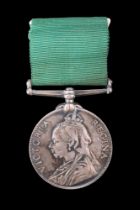 A Victorian Volunteer Long Service and Good Conduct Medal to 1088 Segt Instr Muskty F C Pledge,