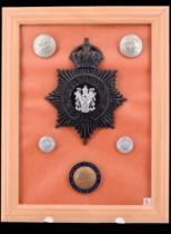 A collection of Scarborough Police badges and insignia